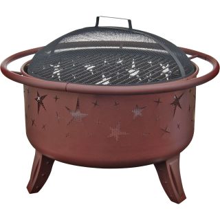 Landmann Firepit with Accessories — Starlight, Georgia Clay, Model# 23151  Firepits   Patio Heaters