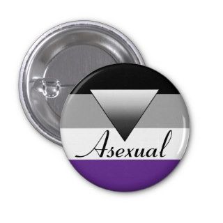Asexual Flag & Triange Badge Pin