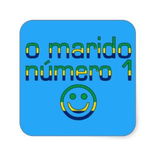 O Marido Número 1   Number 1 Husband in Brazilian Sticker