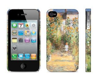 Iphone 4 / 4s Case The Artist's Garden at Vetheuil 1880 Claude Monet Cell Phone Cover Cell Phones & Accessories
