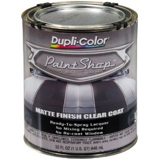 Dupli Color (BSP307 2 PK) 'Paint Shop' Matte Finish Clear Coat Finish System Top Coat   1 Quart, (Case of 2) Automotive