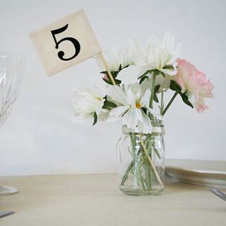 flag table numbers by minna's room