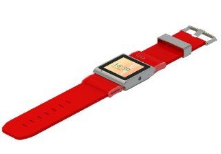 sWaP EC309 Smartwatch Phone Android 4.0 Watch phones 3G Watch Phone 5.0M Camera   Wifi   GPS (Red) Cell Phones & Accessories
