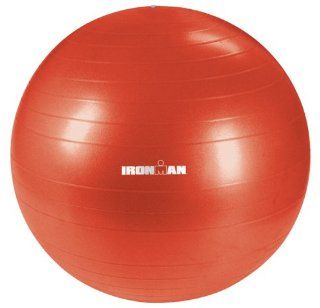Ironman 55cm Deluxe Stability Ball (Red)  Exercise Balls  Sports & Outdoors