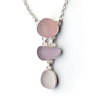sea glass necklace by tania covo