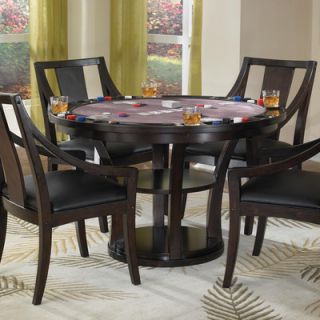 Home Styles Rio Vista 5 Piece Reversible Poker Table Set