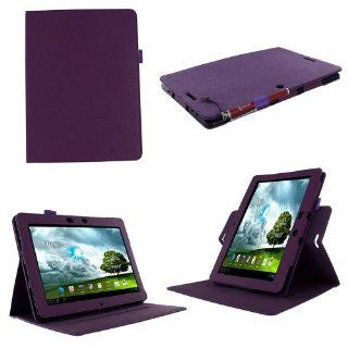 rooCASE ASUS MeMO Pad FHD 10 Case ME302C / ME301T   Dual View Multi Angle Stand Cover   Purple Computers & Accessories