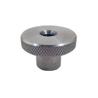 JW Winco Stainless Steel 303 Round Clamping Tapped Knob, Knurled, Threaded Through Hole, 1/4" 20 Thread Size x 3/4" Thread Depth, 1" Head Diameter (Pack of 1) Female Knurled Knobs