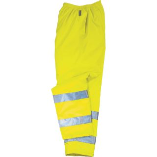 Ergodyne GloWear Class E Thermal Pants — Lime, Medium, Model# 8295  Safety Pants