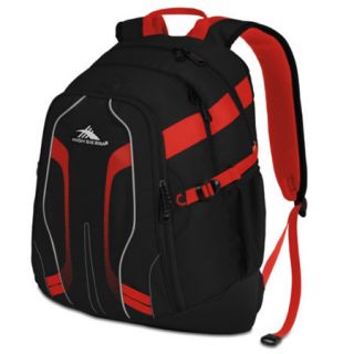 High Sierra Zooka Backpack Black and Redline 778565