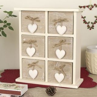 six drawer heart chest by dibor