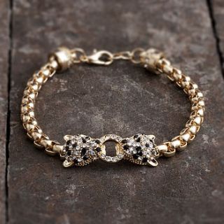 christelle leopard bracelet by bloom boutique