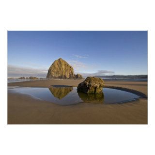 Cannon Beach Low Tide in Oregon Pacific Ocean Posters