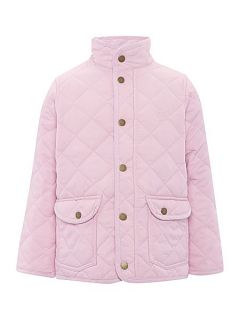 Benetton Girl`s quilted jacket Light Pink