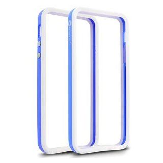 Apple iPhone 5 Bumper, Blue/White Cell Phones & Accessories
