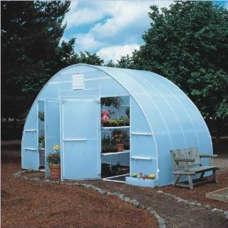 Solexx Conservatory 16' x 8' Twin Walled Greenhouse   G 308 XX  Patio, Lawn & Garden