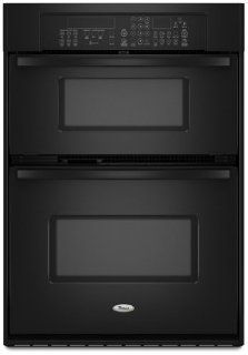 Whirlpool Gold GSC309PVB 30 Built in Microwave Combination Double Wall Oven   Black Appliances