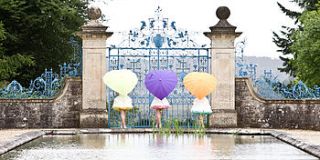 large heart shaped umbrella by love umbrellas