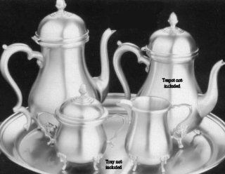 Boardman Pewter Coffee Set   Footed   3pc Kitchen Products Kitchen & Dining