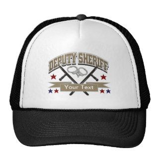 Personalized Deputy Sheriff Mesh Hat