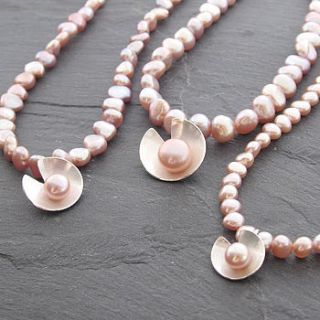 lily pearl necklace by emma kate francis