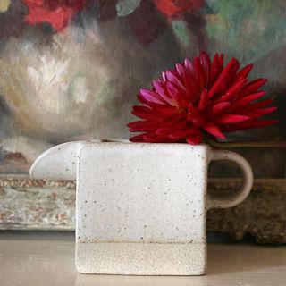 wee square jug by tom butcher ceramics