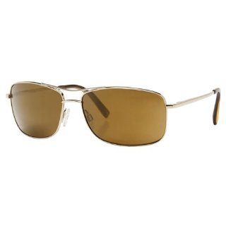 Reptile Burmese Polarized Sunglasses  GOLD PLATED / GLD LENSES Sports & Outdoors