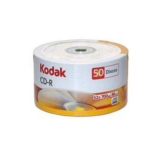 Kodak CD R 80 700MB / 80 Minutes 52X speed, 50 Pack   in Shrink Wrap Pack Electronics