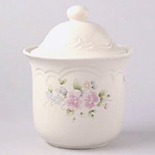 Pfaltzgraff Tea Rose Canister   1/1/4 Quart Seal & Save Kitchen Storage And Organization Product Sets Kitchen & Dining