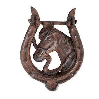 cast iron horse door knocker by dibor