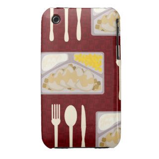 Frozen Dinner Pattern iPhone 3 Case Mate Cases