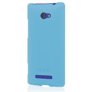 Incipio HT 314 Feather Case for HTC Windows Phone 8X   1 Pack   Retail Packaging   Neon Blue Cell Phones & Accessories