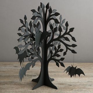 bat out of hell halloween tree by the flower studio