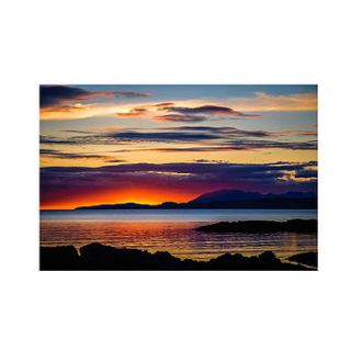 sunset over skye print by ben robson hull photography