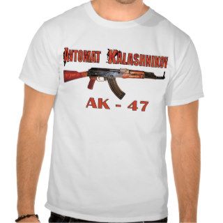 RARE AK 47 RUSSIAN ARMY KALASHNIKOV GUN MILITARY T SHIRT