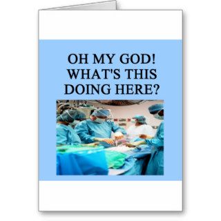 DOCTOR physician joke Cards