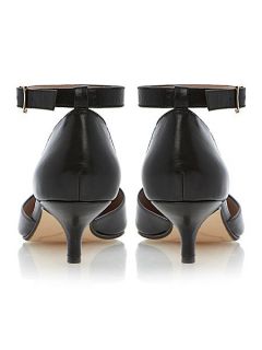 Dune Candelabra two part buckle court shoes