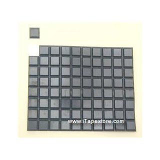 SJ5008   Black   Tapered Square Molded Bumpon   3000pcs per Case  Tape Dry Adhesives 