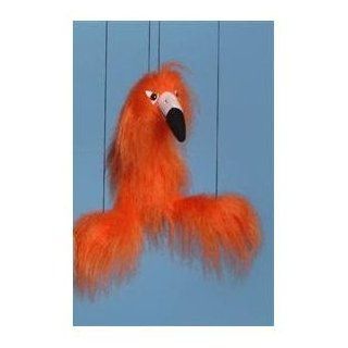 Flamingo (Orange) Small Marionette Toys & Games