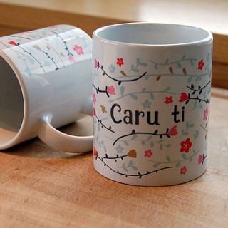 welsh 'love you' mug by adra