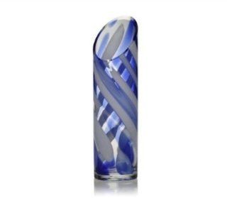 Mikasa Rockswirl Cobalt Swirl 13 Inch Vase   Decorative Vases