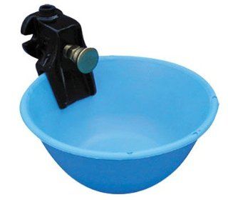 Water Bowl with Push Button Valve