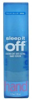 Bath & Body Works True Blue Spa Sleep It Off Overnight Anti Aging Hand Serum 1 fl oz (29 ml)  Hand Creams  Beauty