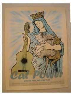 Cat Power SilkScreen Poster Signed and Numbered Two Rab   Prints