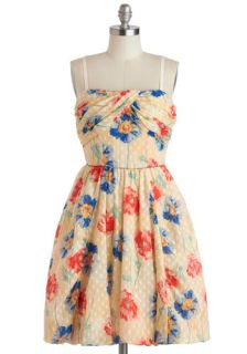 Anna Sui Playful Palette Dress  Mod Retro Vintage Dresses