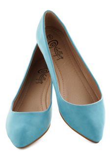 Defined the Scenes Flat in Turquoise  Mod Retro Vintage Flats