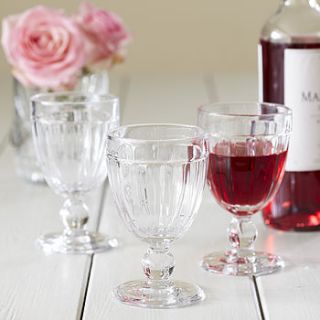 ribbed wine glass by primrose & plum