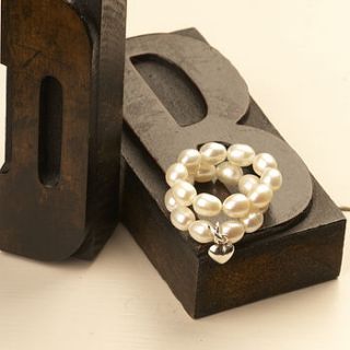 edie's pearl rings by dollybird gems