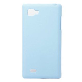 Rubber Smooth Hard Skin Case Cover for LG Optimus 4X HD P880 Skyblue + 1 gift Cell Phones & Accessories