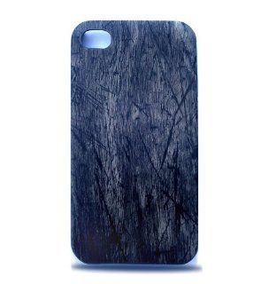Us Fashioneer DJ#325 Smartphone Case Cover Shell for Apple Iphone 4 / Iphone 4s Printed and Engraved with Natural Wood Grain Bark Burned Charcoal Black Cell Phones & Accessories